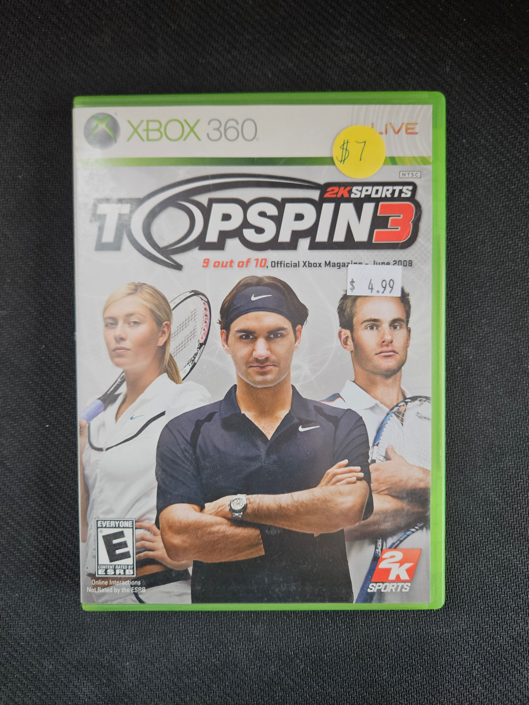 Top Spin 3 - Xbox 360 GS5225