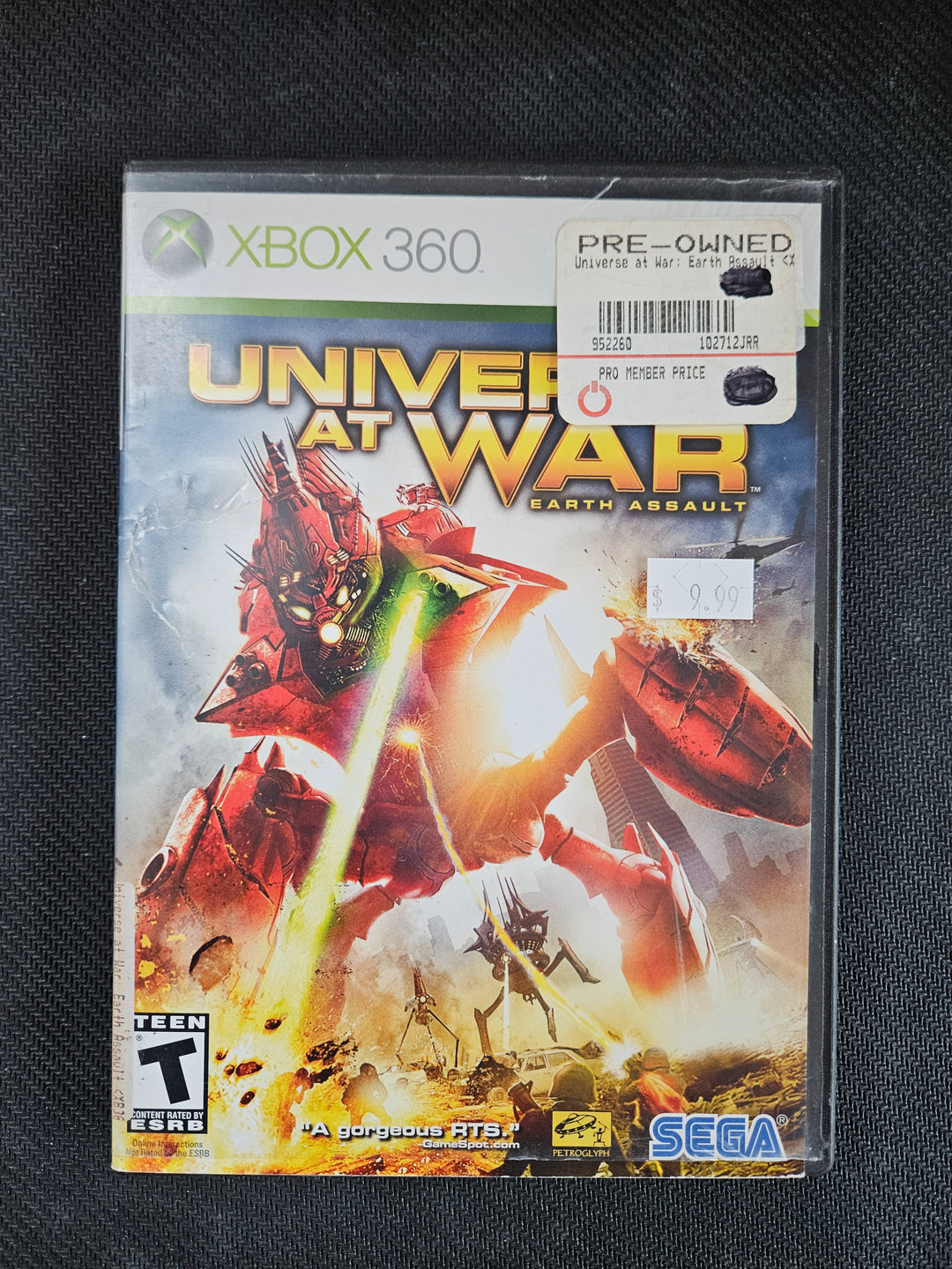 Universe at War: Earth Assault - Xbox 360 GS5225