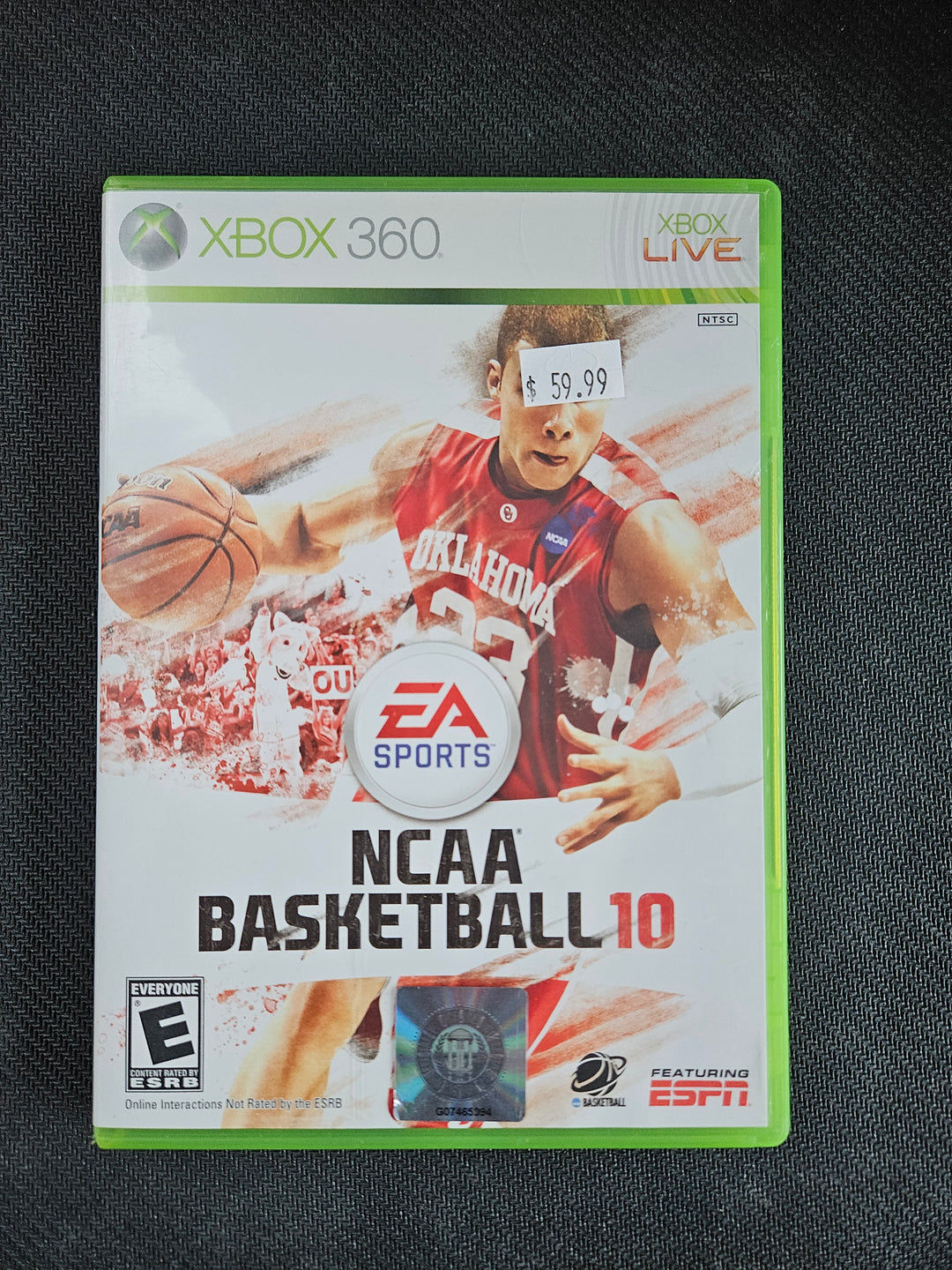 NCAA Basketball 10 - Xbox 360 GS5225