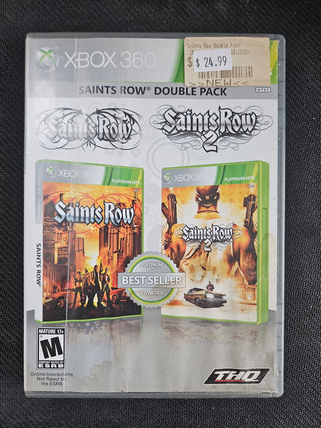 2 Stück XBOX 360 Kult GAME Saints ROW 1 & 2 | Kaufen auf 2 Stück XBOX 360 Kult GAME Saints ROW 1 & 2 | Kaufen auf