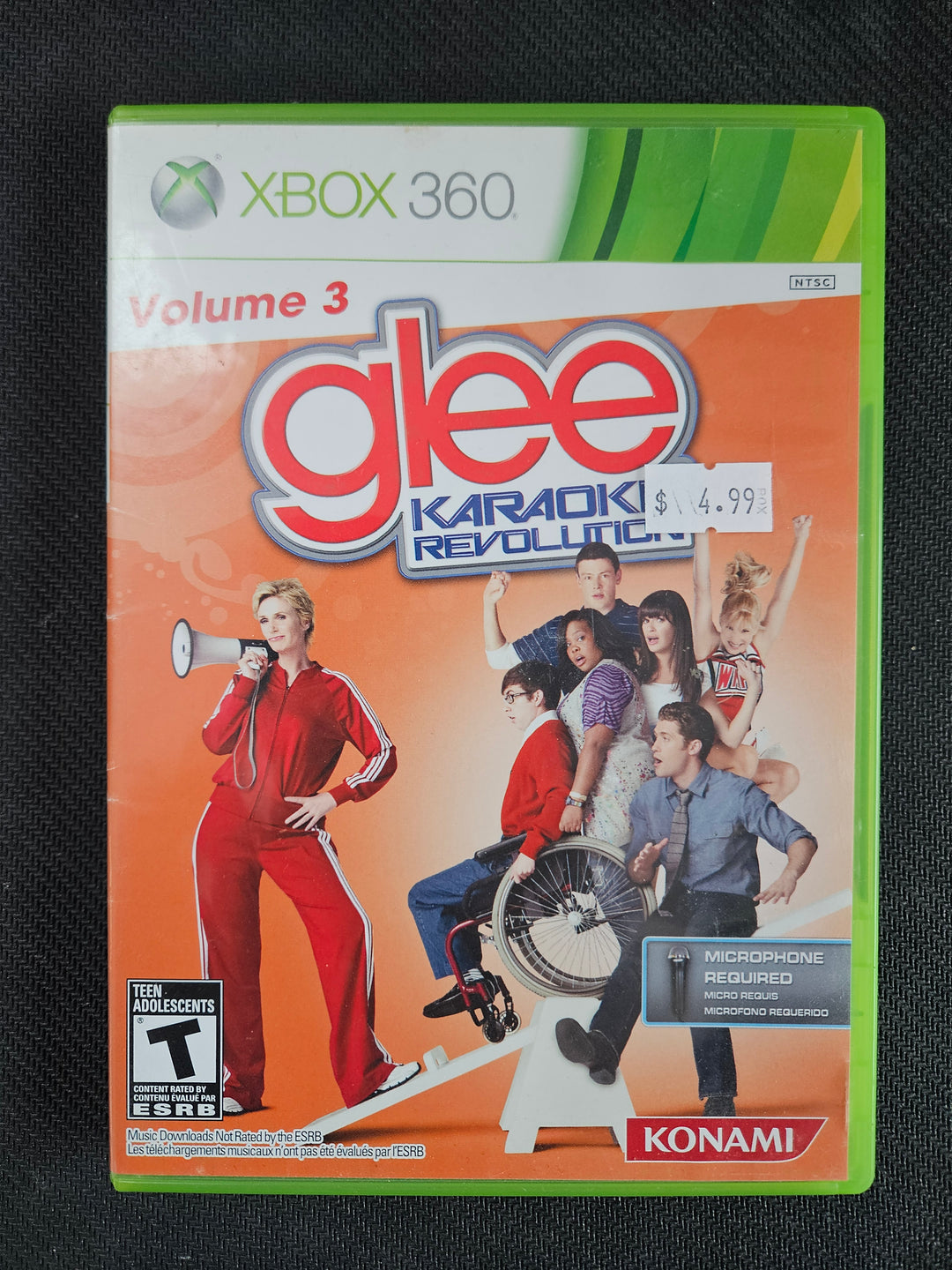 Karaoke Revolution Glee Volume 3 - Xbox 360 GS5225