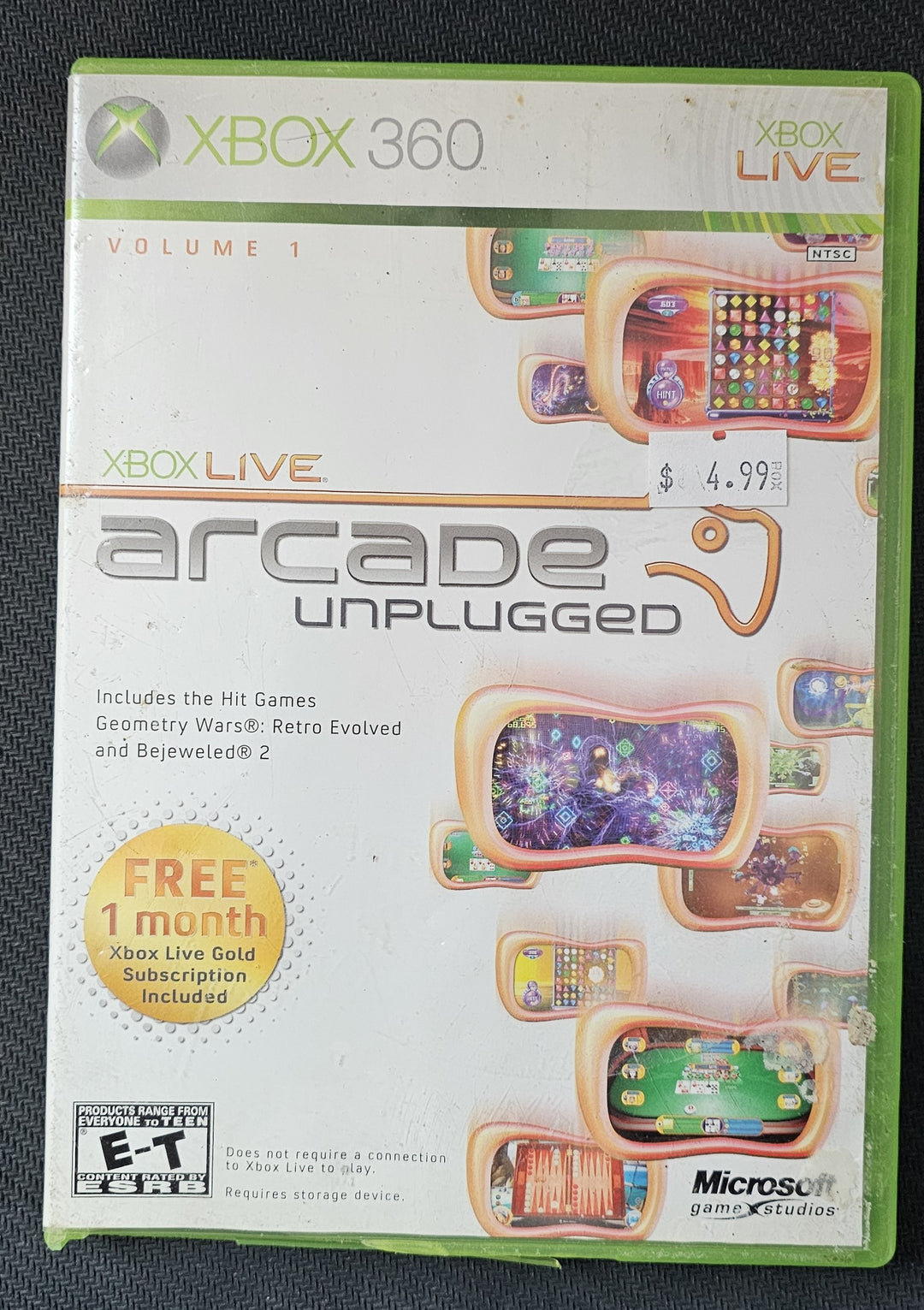 Xbox Live Arcade Unplugged - 360 SD0360