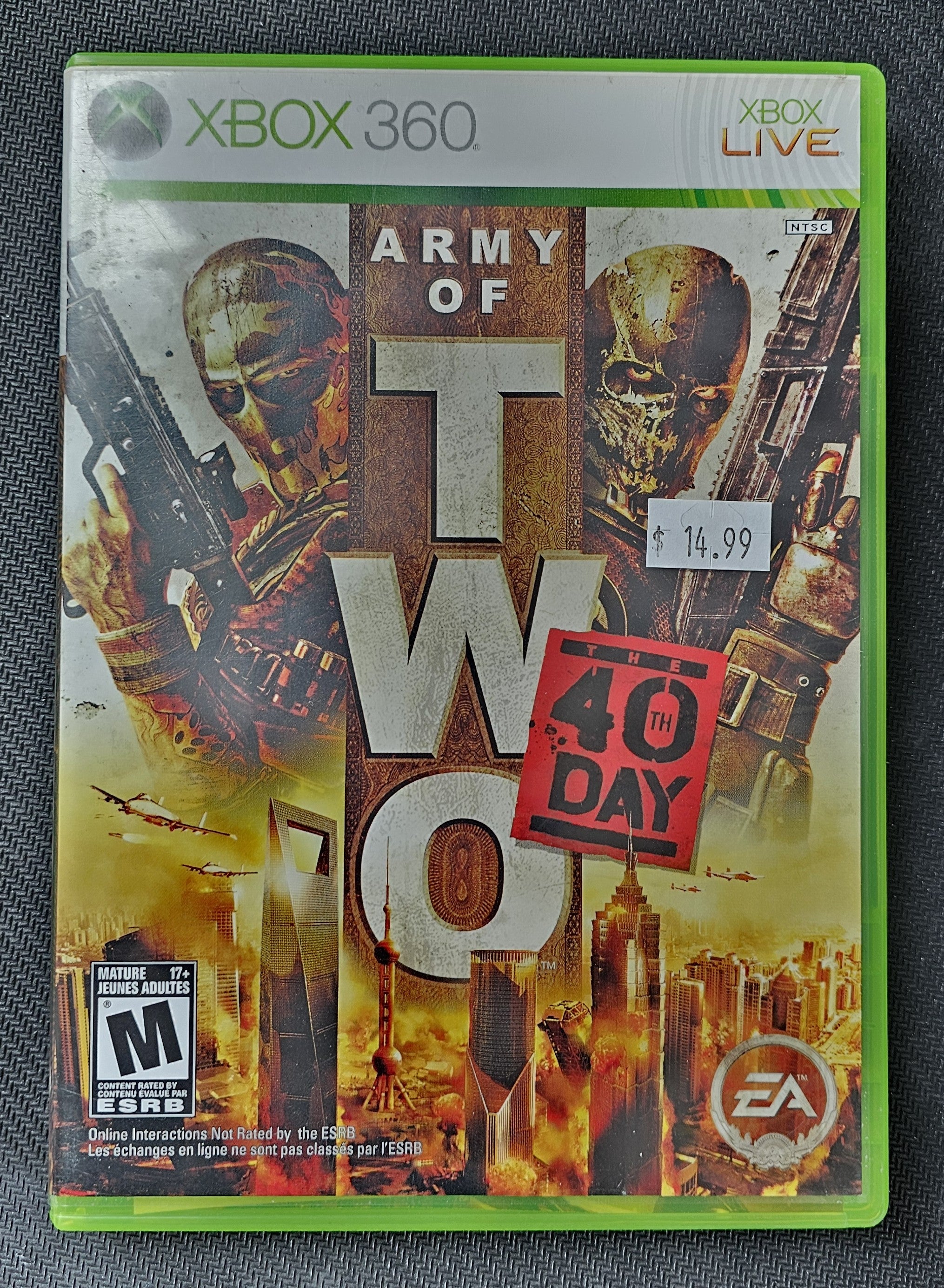 Army of Two the 40th Day - Xbox 360 SD0360 – Core Gaming