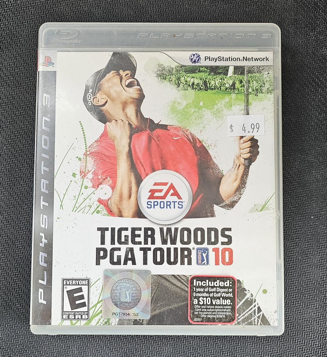 Tiger Woods PGA Tour 10 - PS3 SD1336