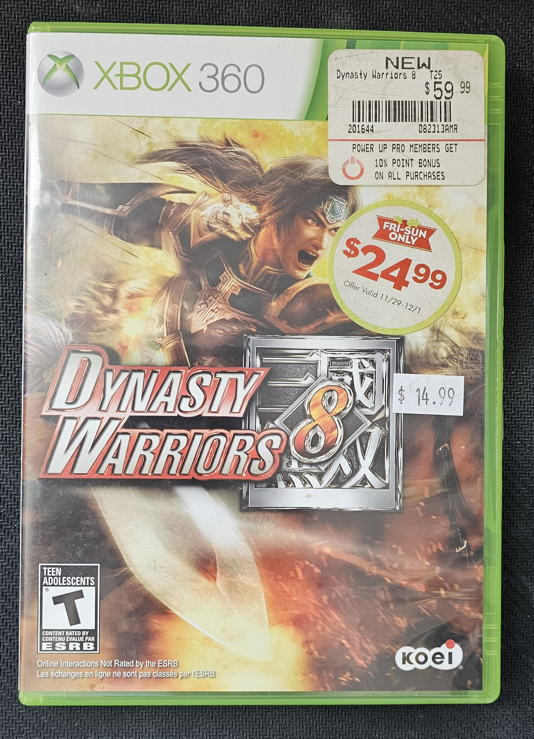 Dynasty Warriors 8 - Xbox 360 GS5225