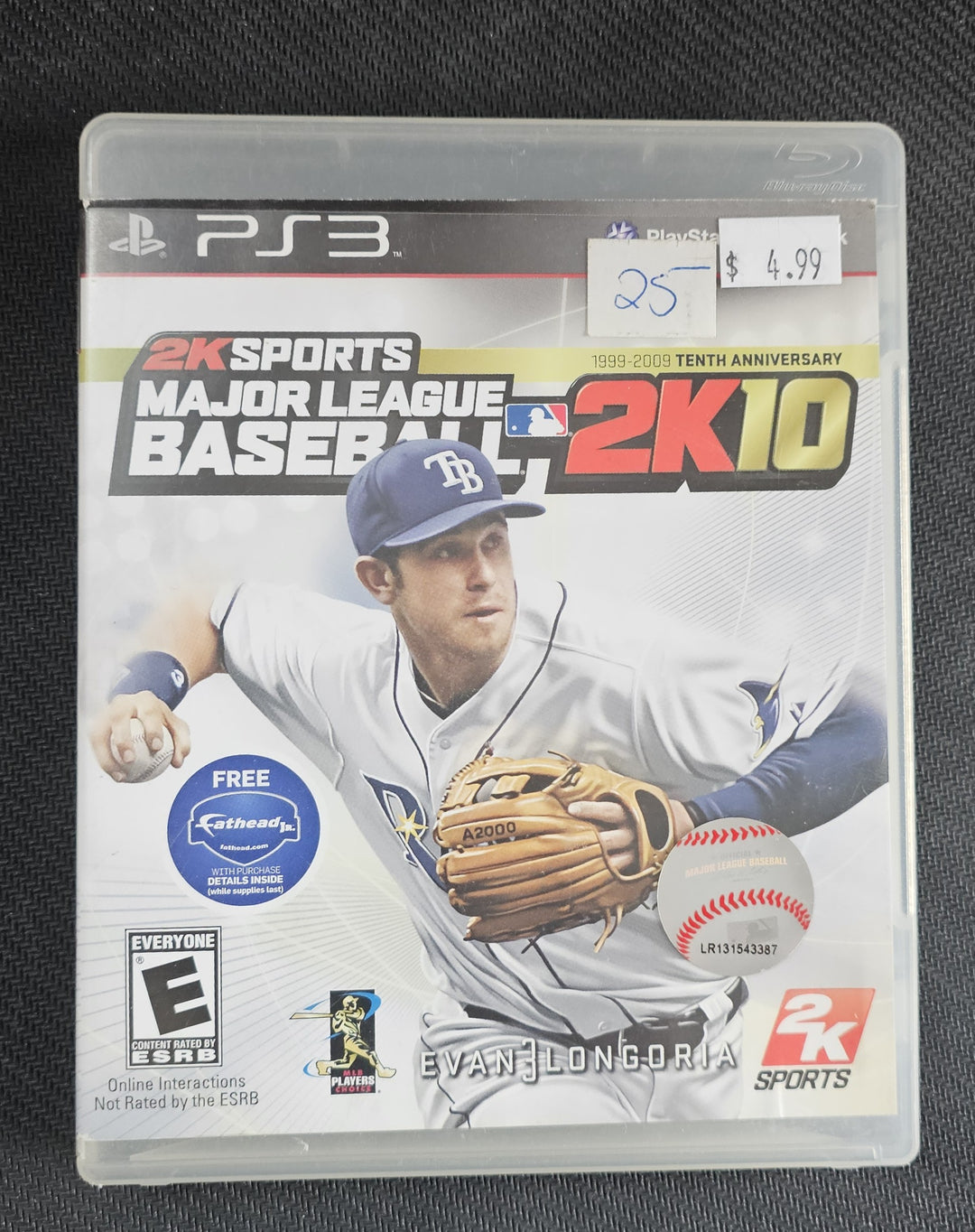 Major League Baseball 2K10 - PS3 SD1336