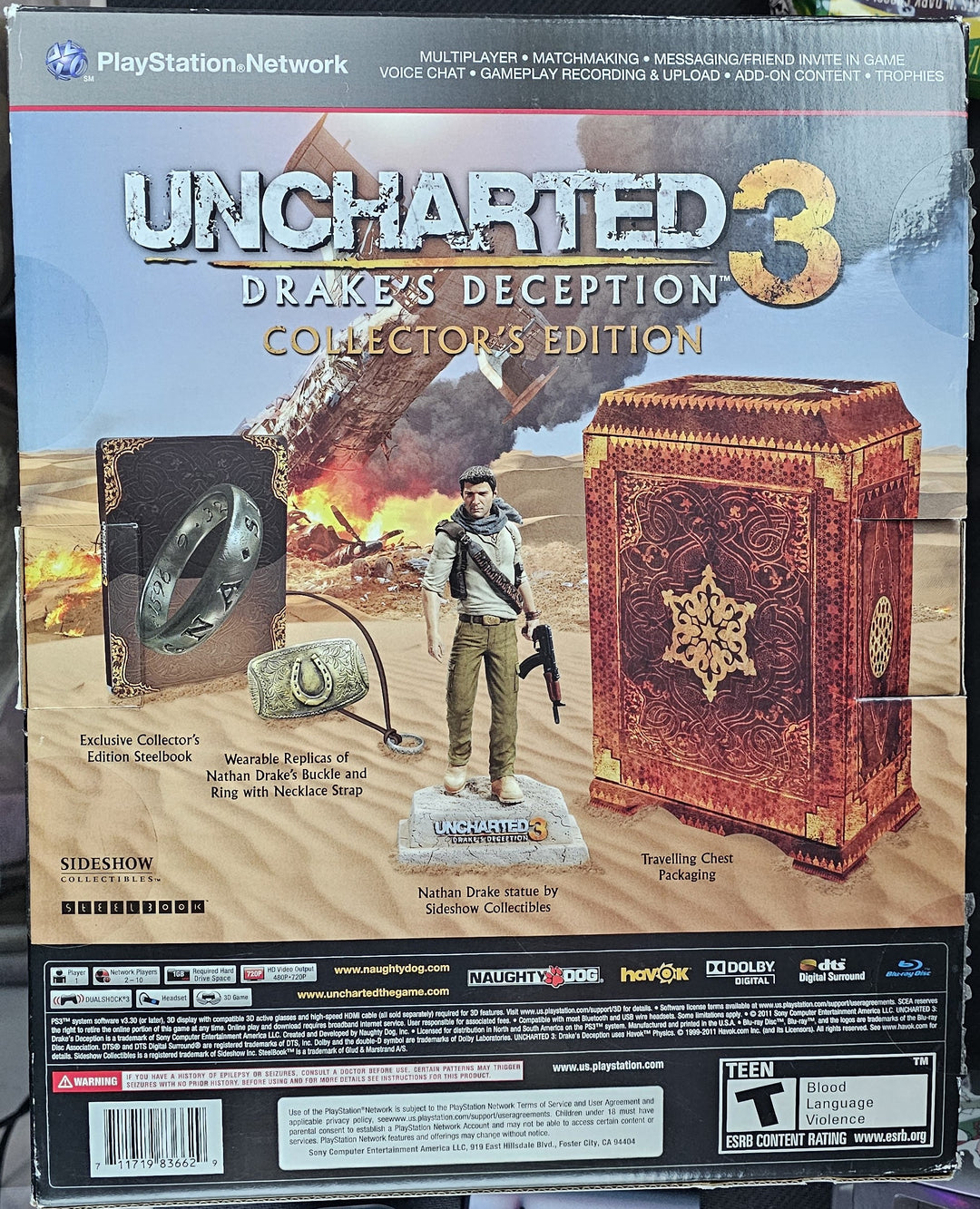 Uncharted 3: Drakes Deception [Collector's Edition] - PS3 SD1336
