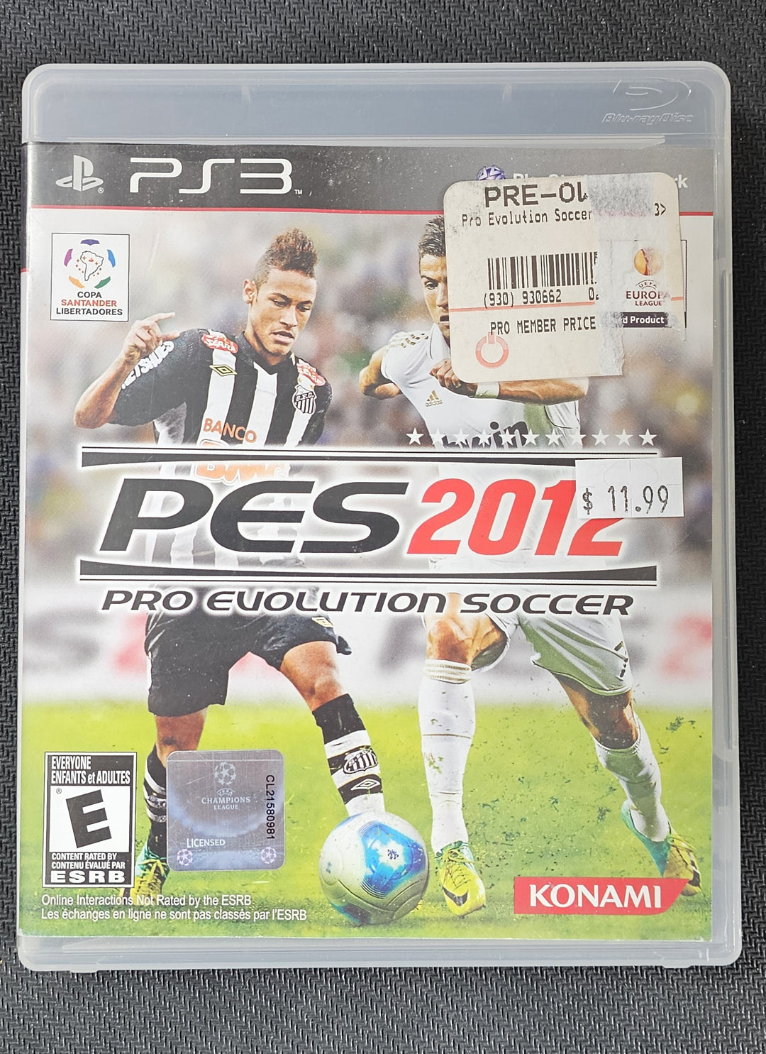 Pro Evolution Soccer 2012 - PS3 SD1336