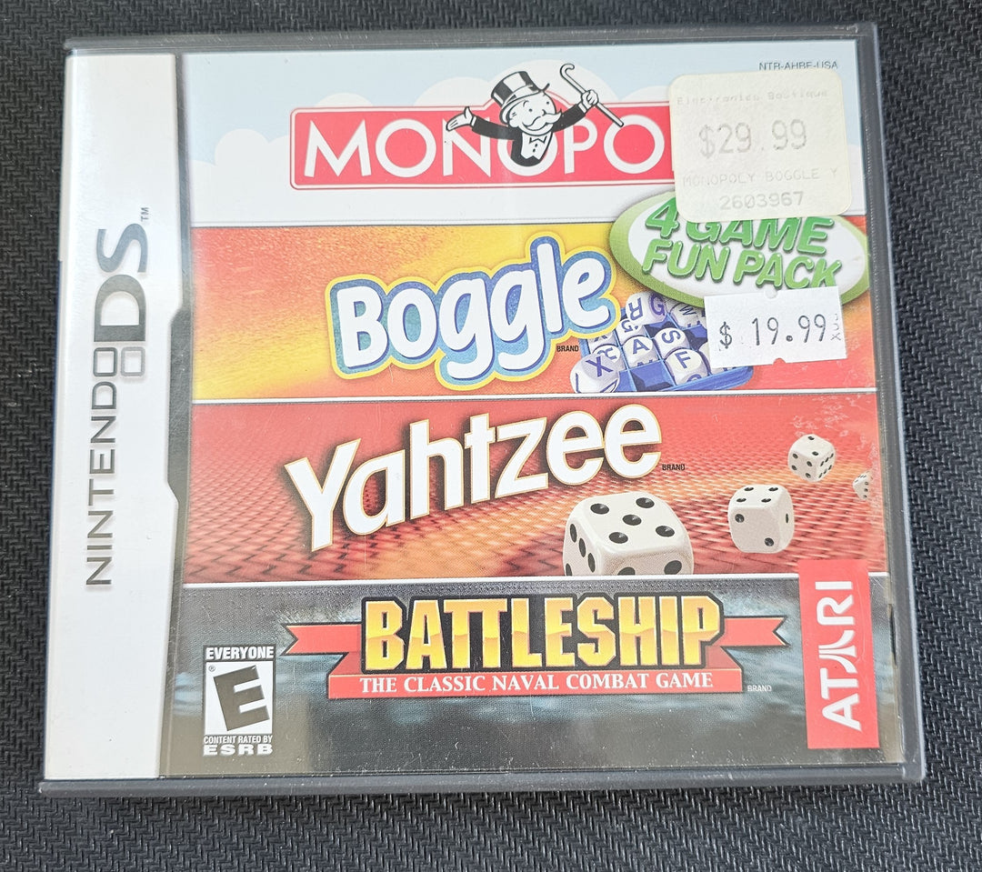 Monopoly / Boggle / Yahtzee / Battleship - DS GS1111