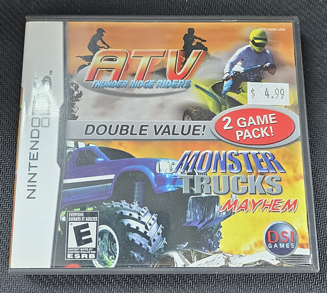 ATV: Thunder Ridge Riders / Monster Trucks Mayhem - DS SD4570