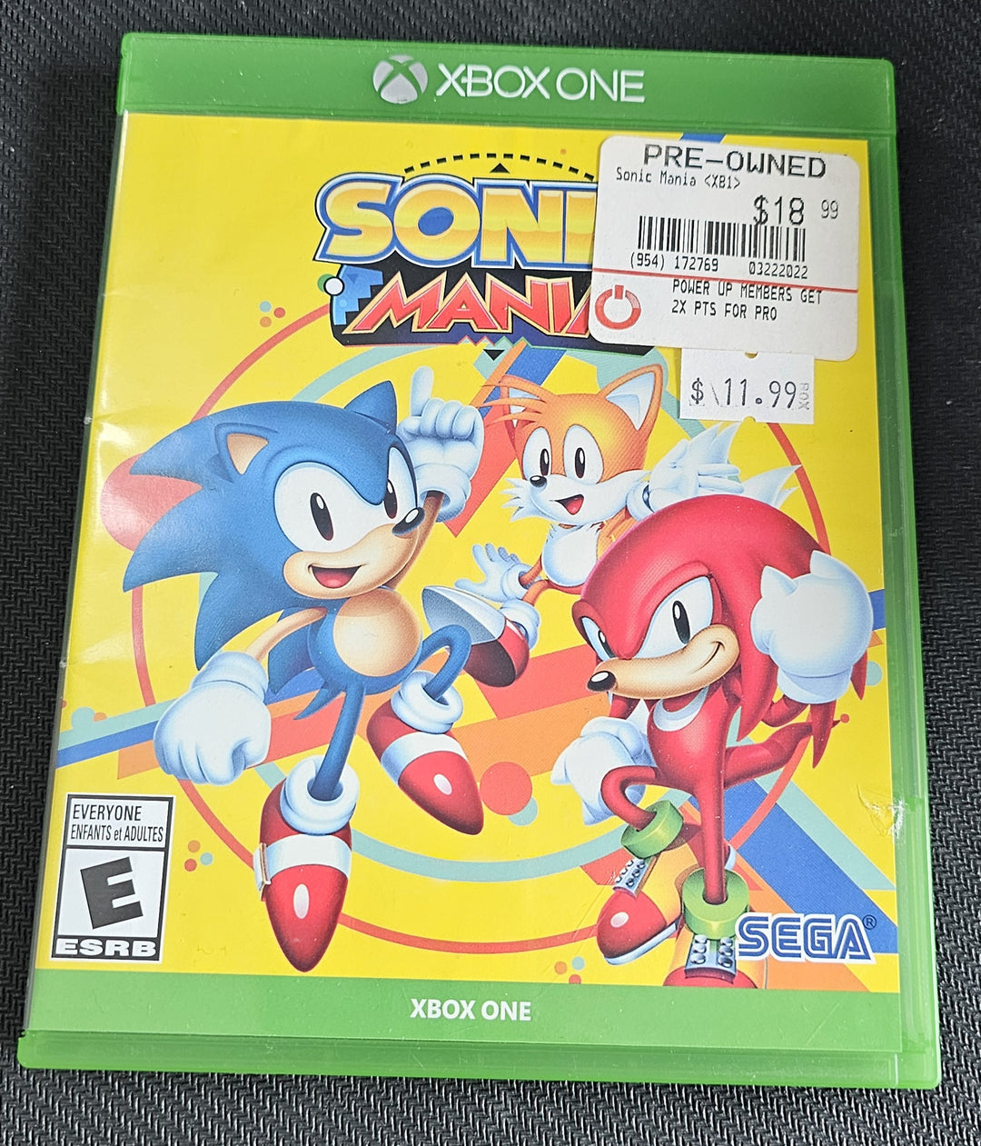 Sonic Mania - Xbox One SD1776