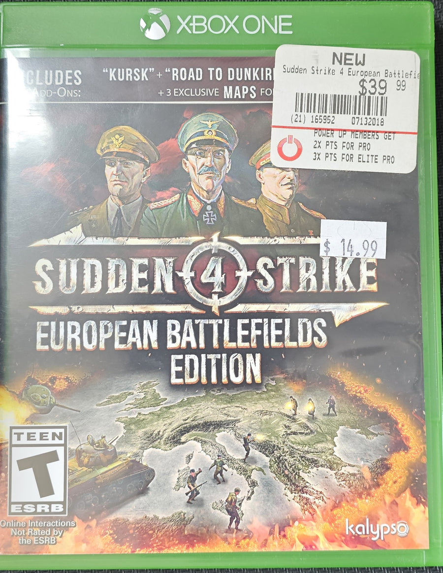 European Battlefields Sudden Strike 4 European Battlefields Edition - Xbox One SD1776 – Core ...