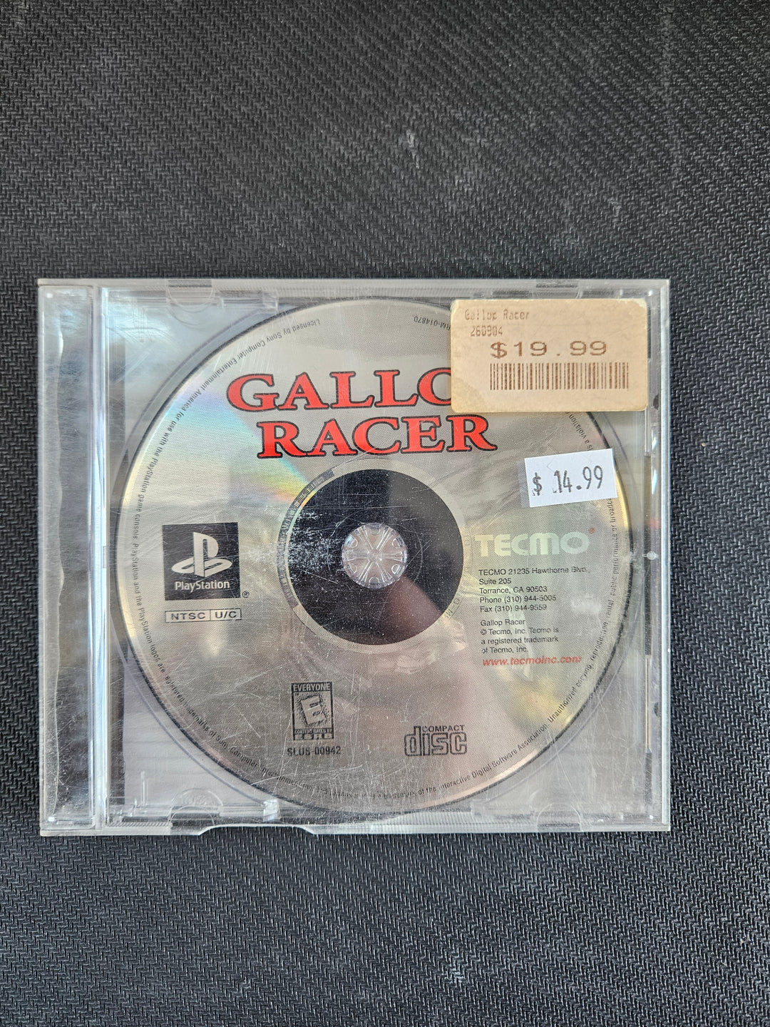 Gallop Racer - PS1 GS4444