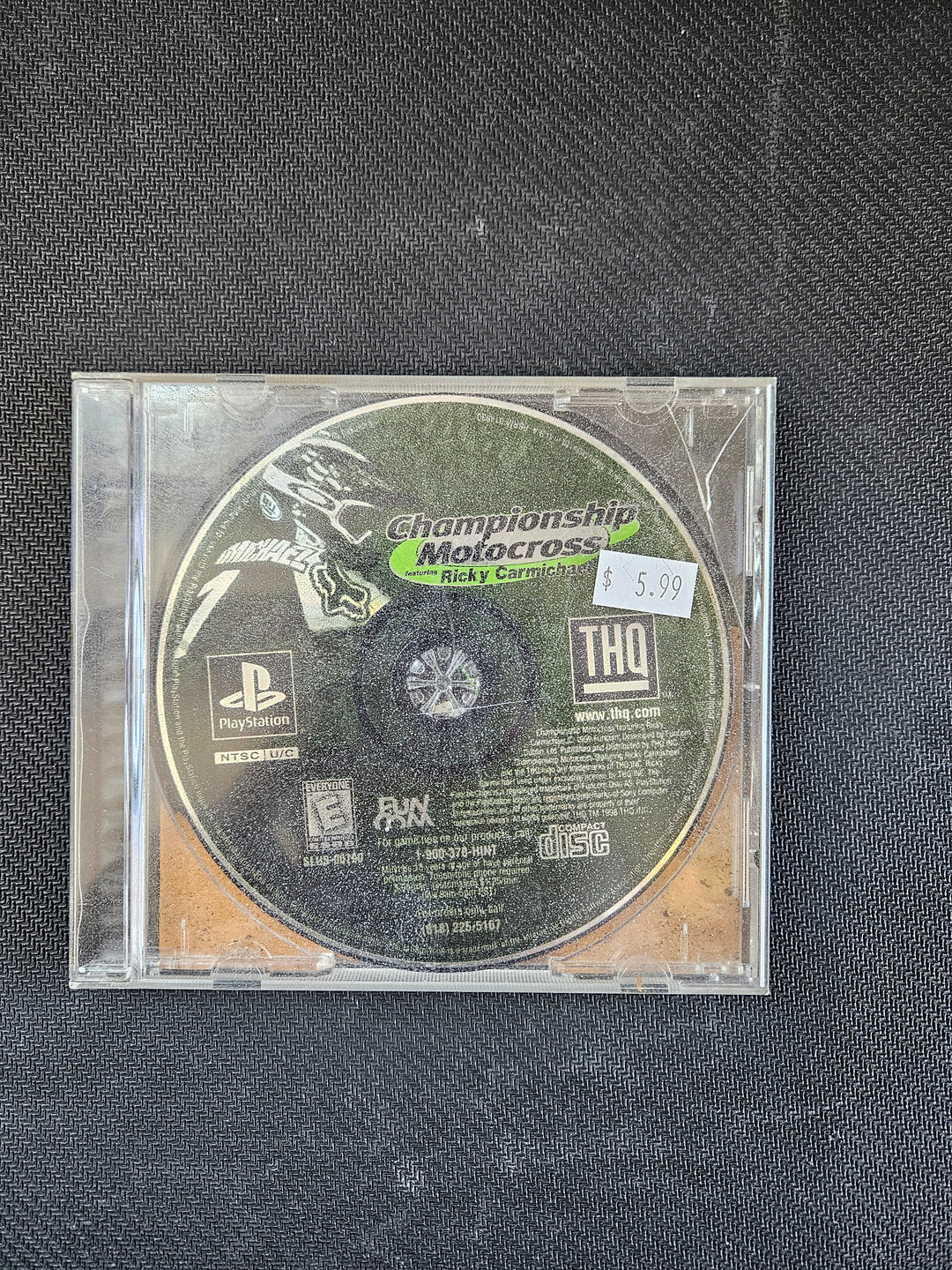 Championship Motocross featuring Ricky Carmichael - PS1 GS4444