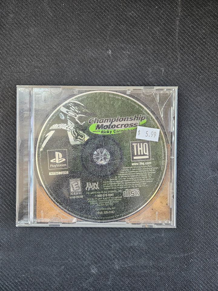 Championship Motocross featuring Ricky Carmichael - PS1 GS4444