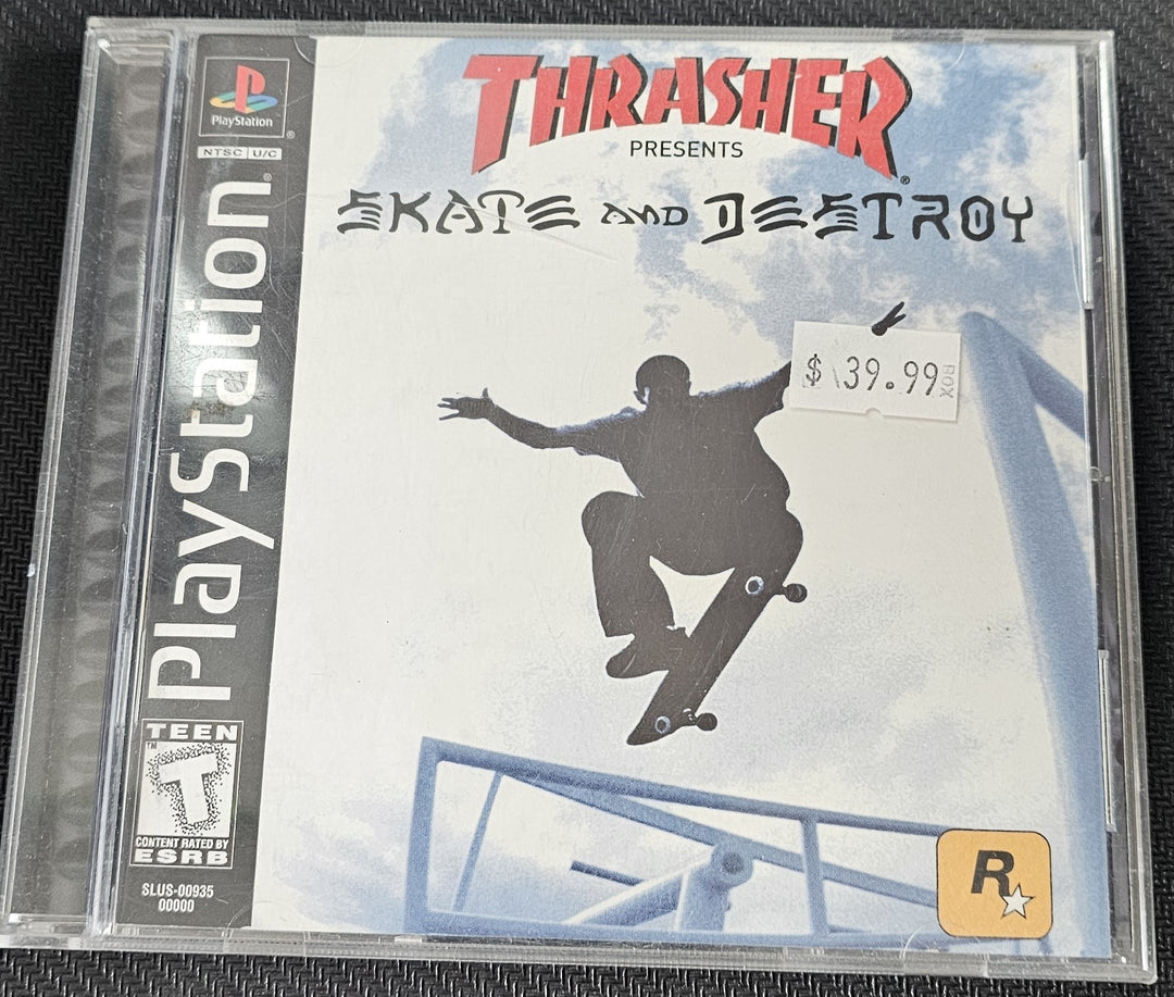 Thrasher Skate and Destroy - PS1 SD1111
