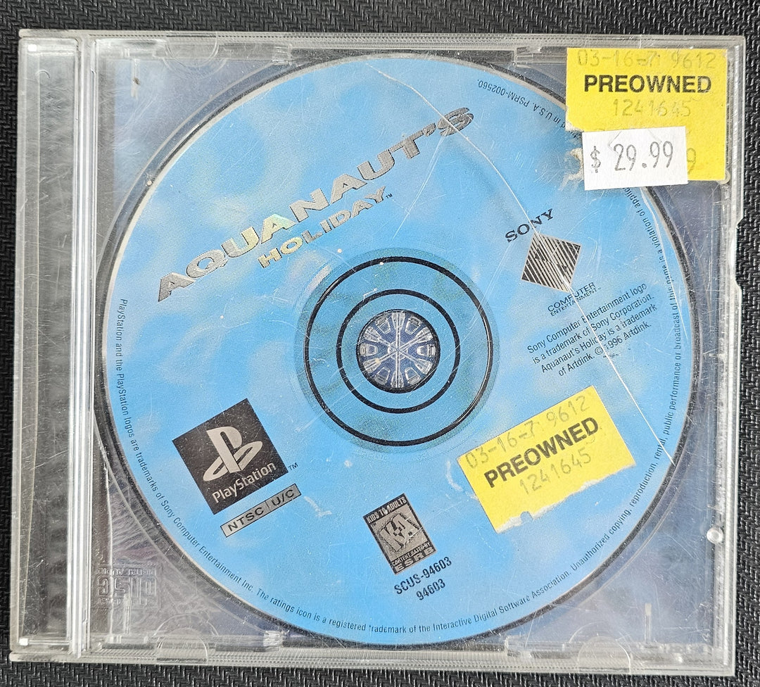 Aquanaut's Holiday - PS1 SD1111