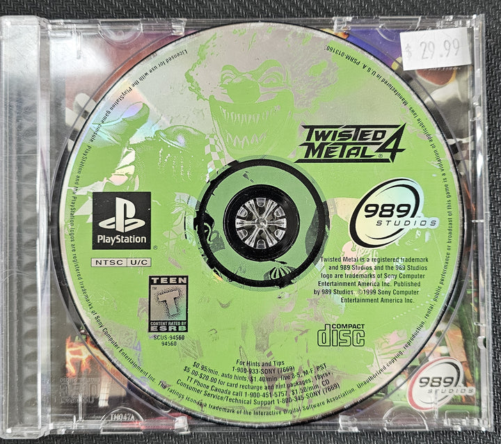 Twisted Metal 4 - PS1 D53025