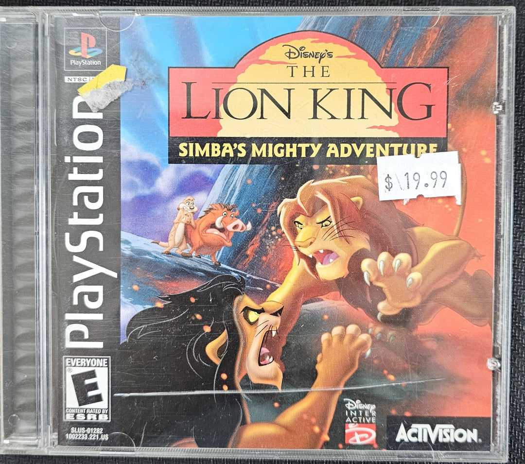 Lion King Simbas Mighty Adventure - PS1 SD1111