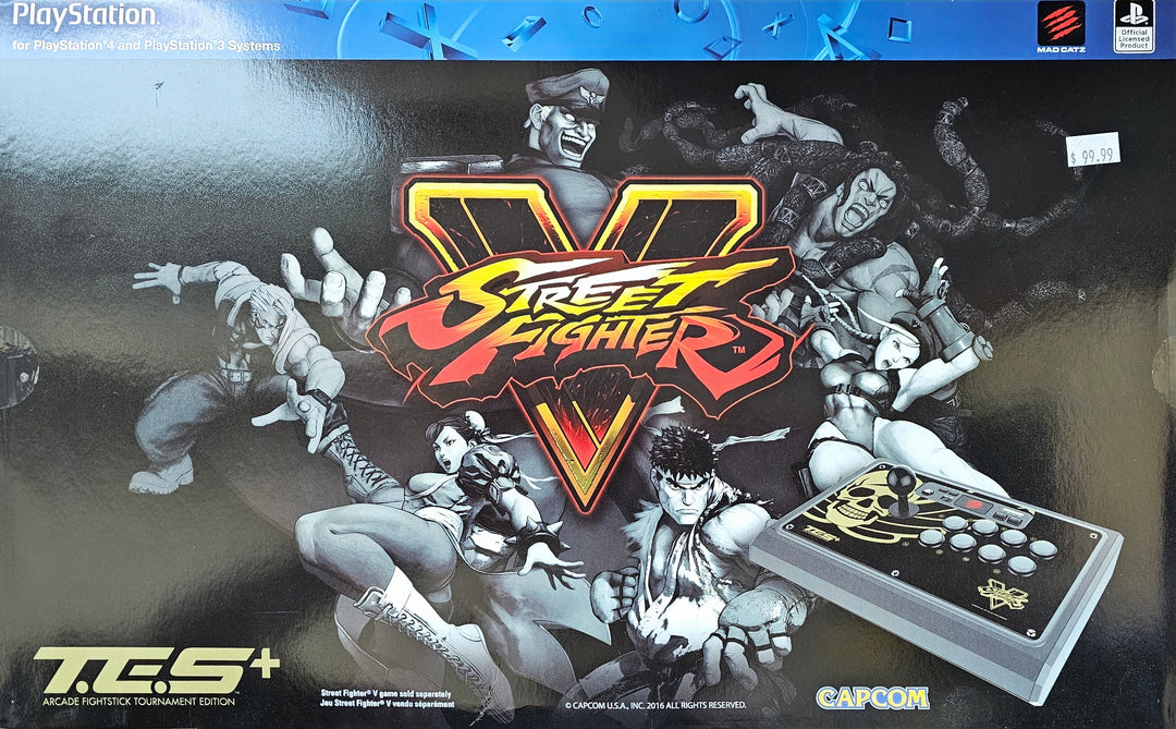 Mad Catz Street Fighter V T.E.S.+ Arcade Fightstick Tournament Edition Controller for PS3 / PS4