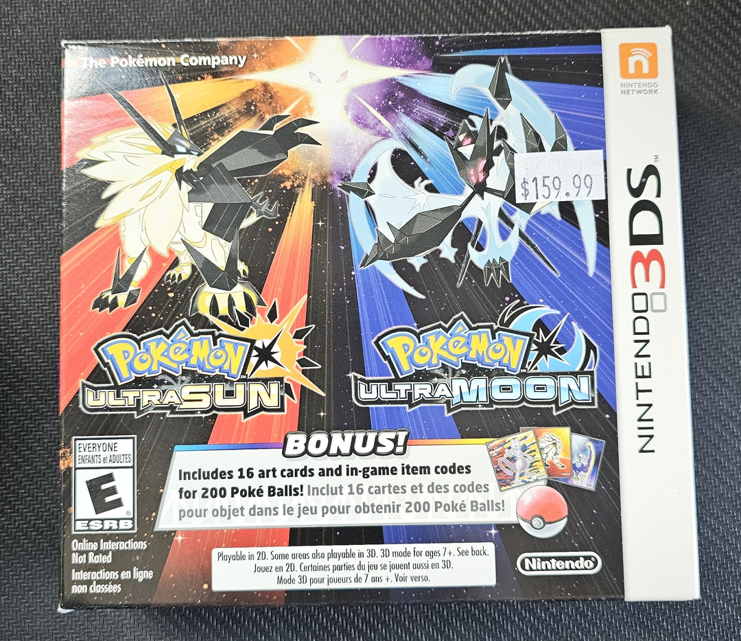 Pokemon Ultra Sun & Pokemon Ultra Moon Dual Pack - 3DS SD1918