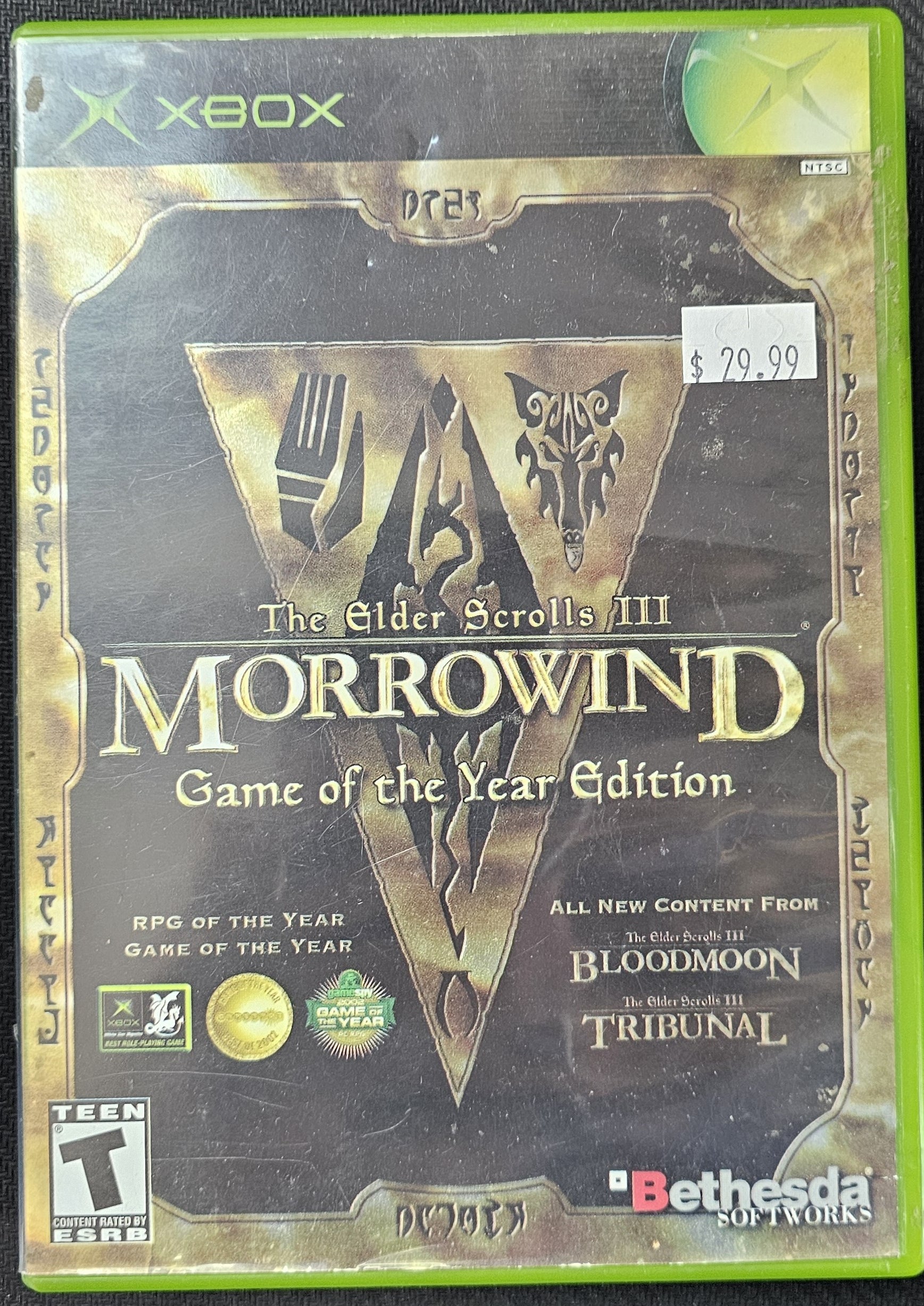 The Elder Scrolls III: Morrowind - Original Xbox X41125 – Core Gaming