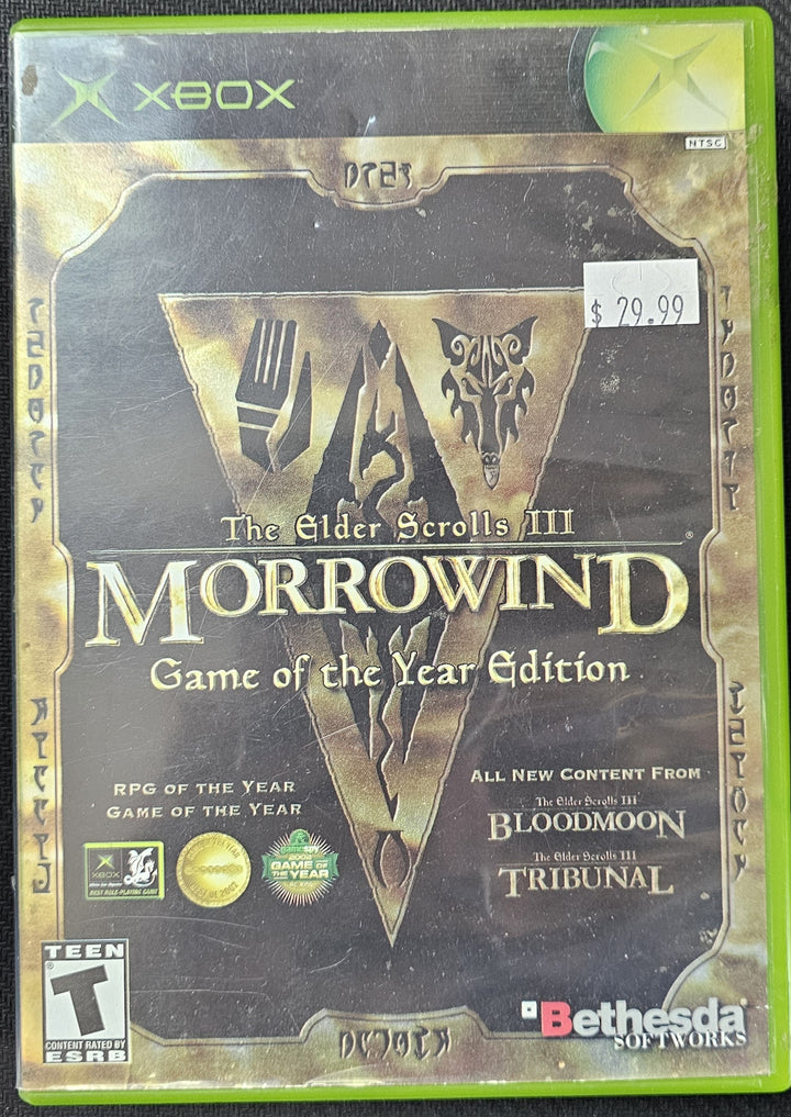 The Elder Scrolls III: Morrowind - Original Xbox X41125
