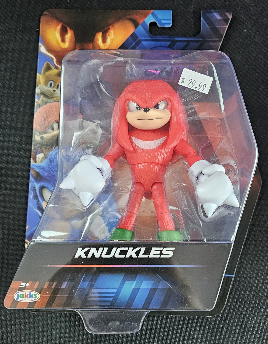 Sonic The Hedgehog 3 Movie Knuckles Tails 5" Figure Jakks Pacific 2024  MD7425