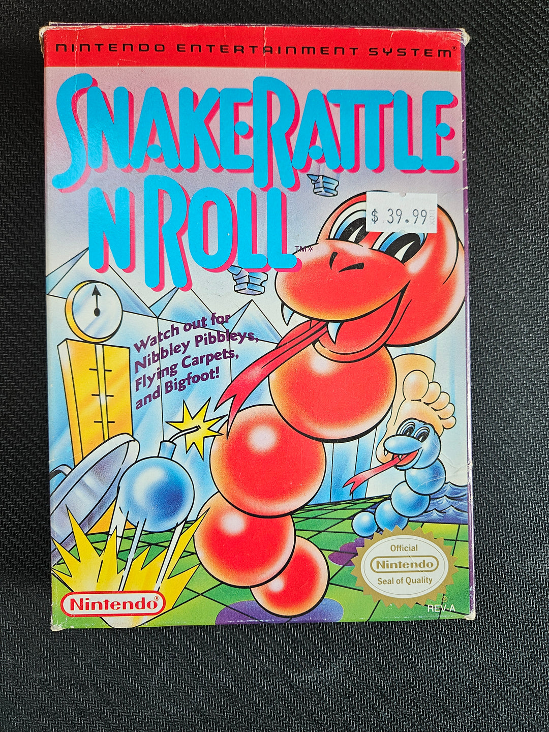 Snake Rattle 'n' Roll - NES G18427