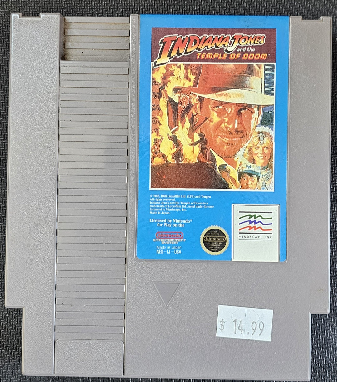 Indiana Jones and the Temple of Doom - NES SD0000