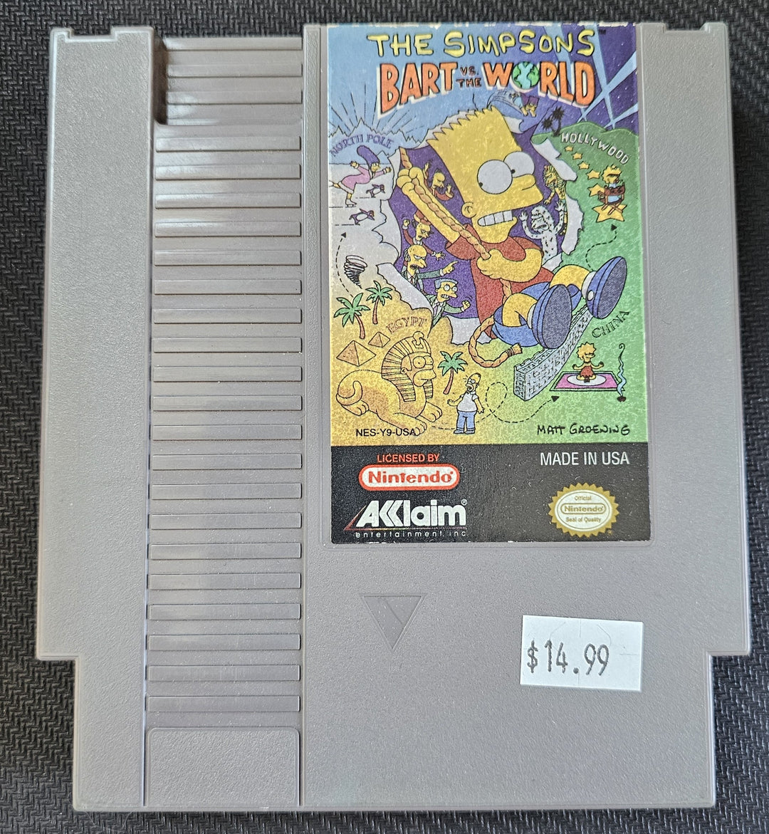 Simpsons: Bart vs. the World - NES SD0000