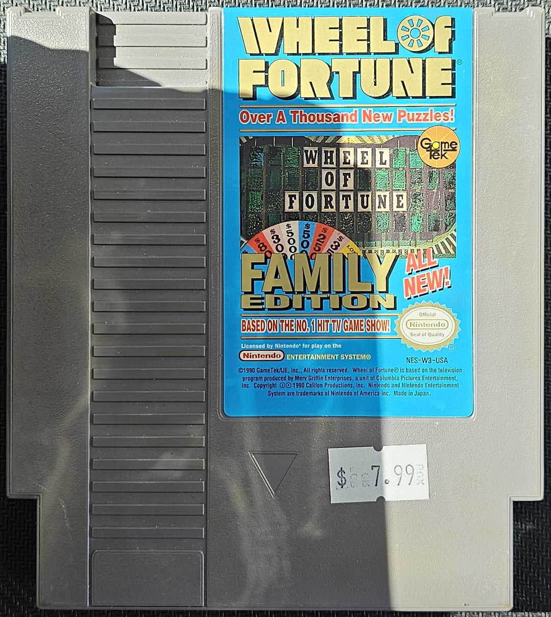 Wheel of Fortune: Family Edition - NES SD0000