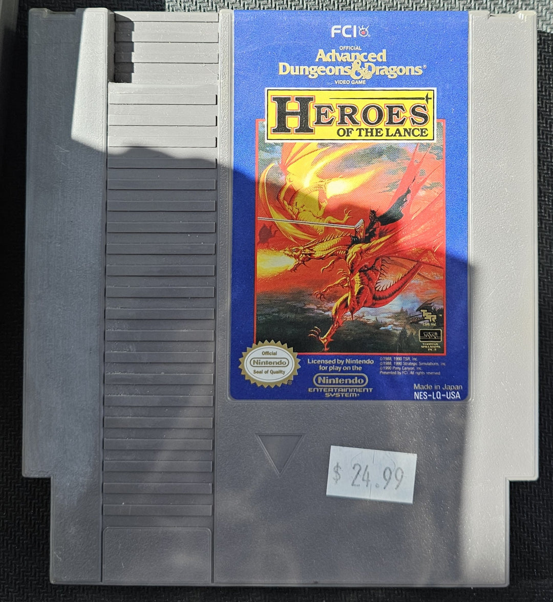 Advanced Dungeons & Dragons: Heroes of the Lance - NES NI11525