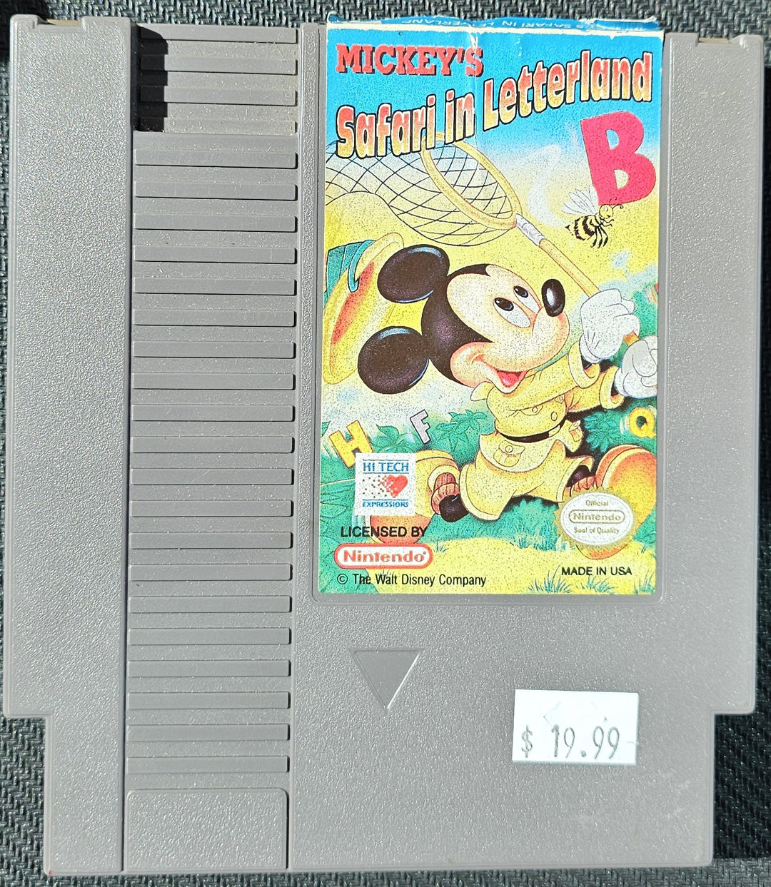 Mickey's Safari in Letterland - NES SD0000