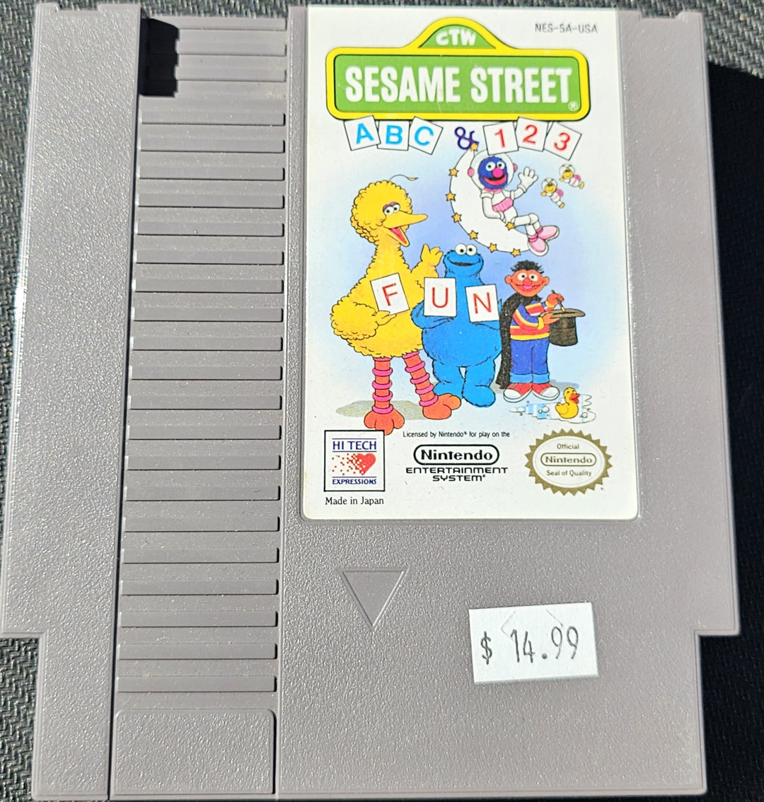 Sesame Street: ABC & 123 - NES SD0000