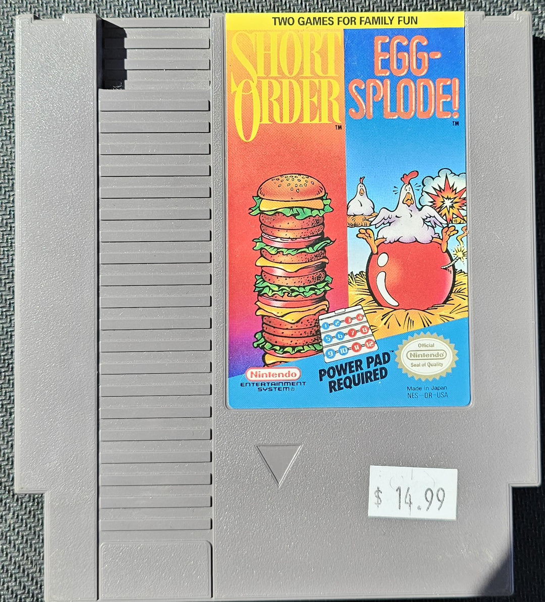 Short Order / Eggsplode! - NES SD0000