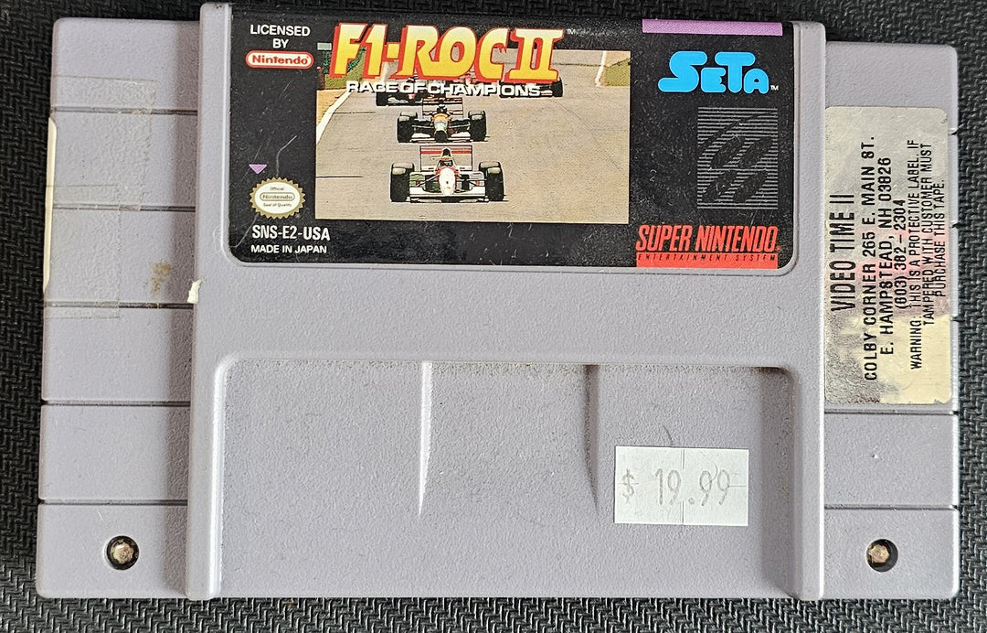F1 ROC II Race of Champions - SNES SD2222