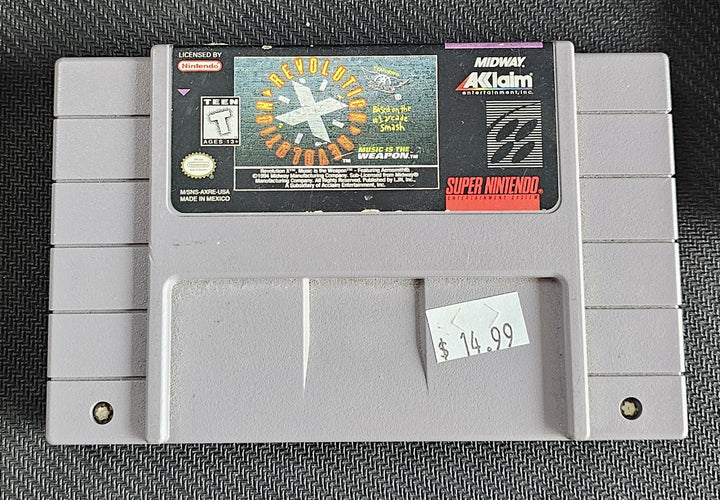 Revolution X Music is the Weapon featuring Aerosmith - SNES S62525