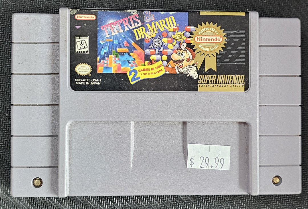 Tetris & Dr. Mario - SNES DS11525