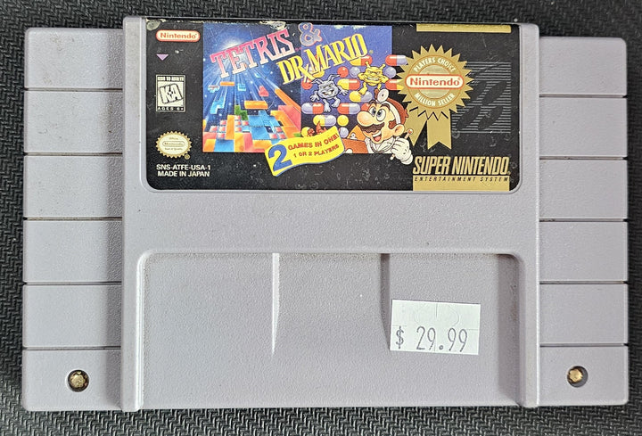 Tetris & Dr. Mario - SNES DS11525