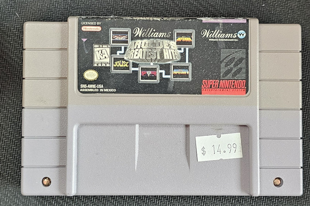 Williams Arcade's Greatest Hits - SNES SD2222