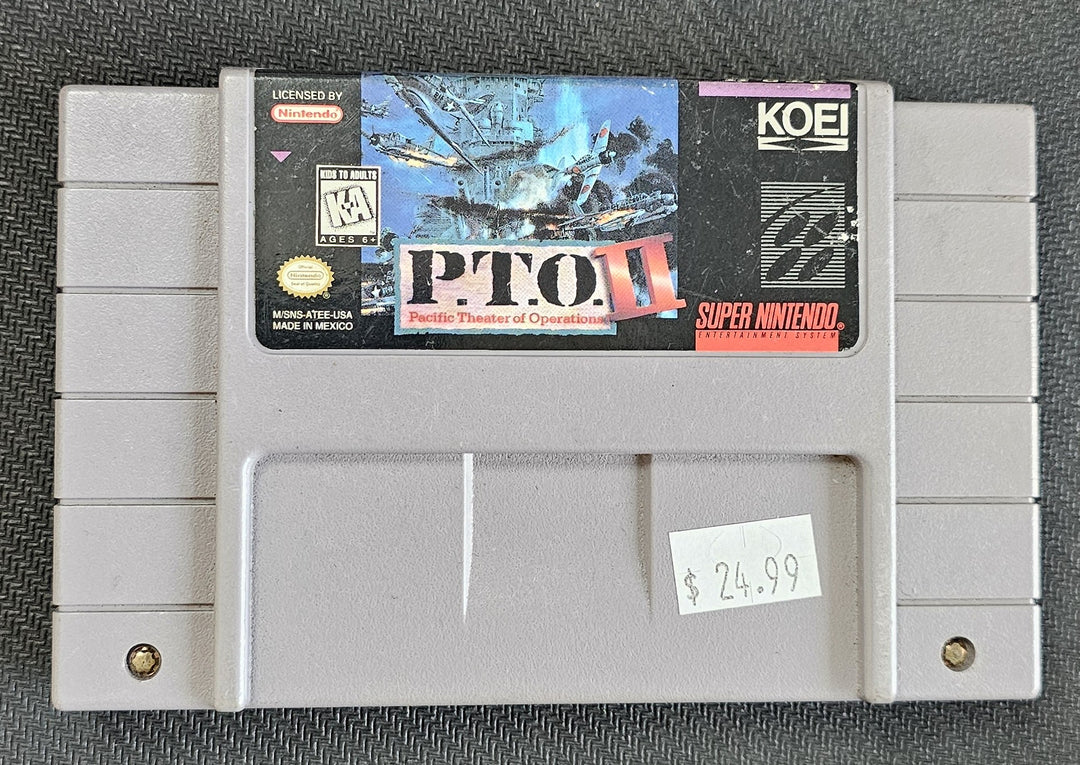 P.T.O. (PTO Pacific Theatre of Operations) II - SNES SD2222