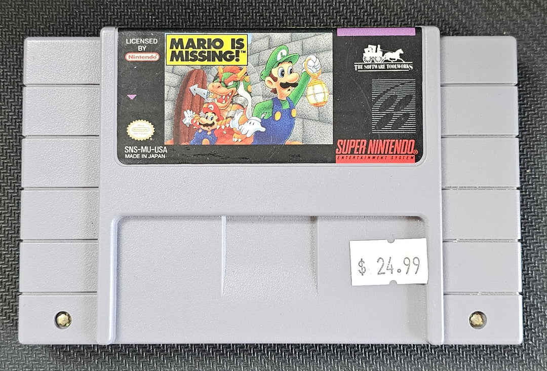 Mario is Missing - SNES SD2222