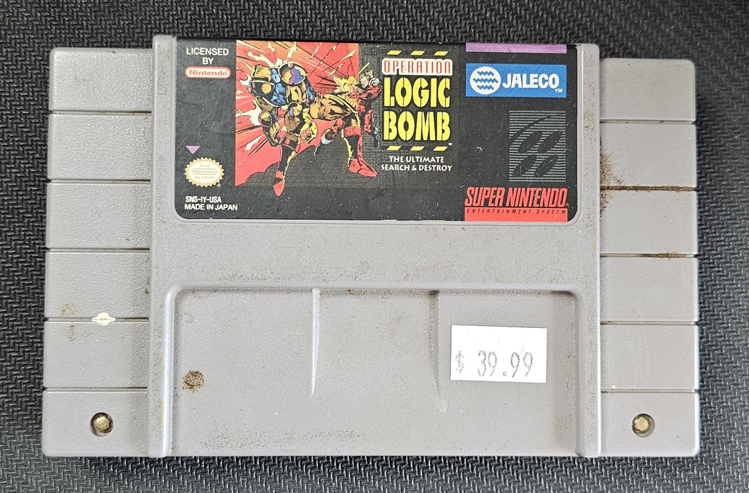 Operation Logic Bomb: The Ultimate Search & Destroy - SNES SD2222