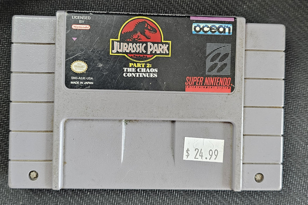 Jurassic Park Part 2: The Chaos Continues - SNES SD2222