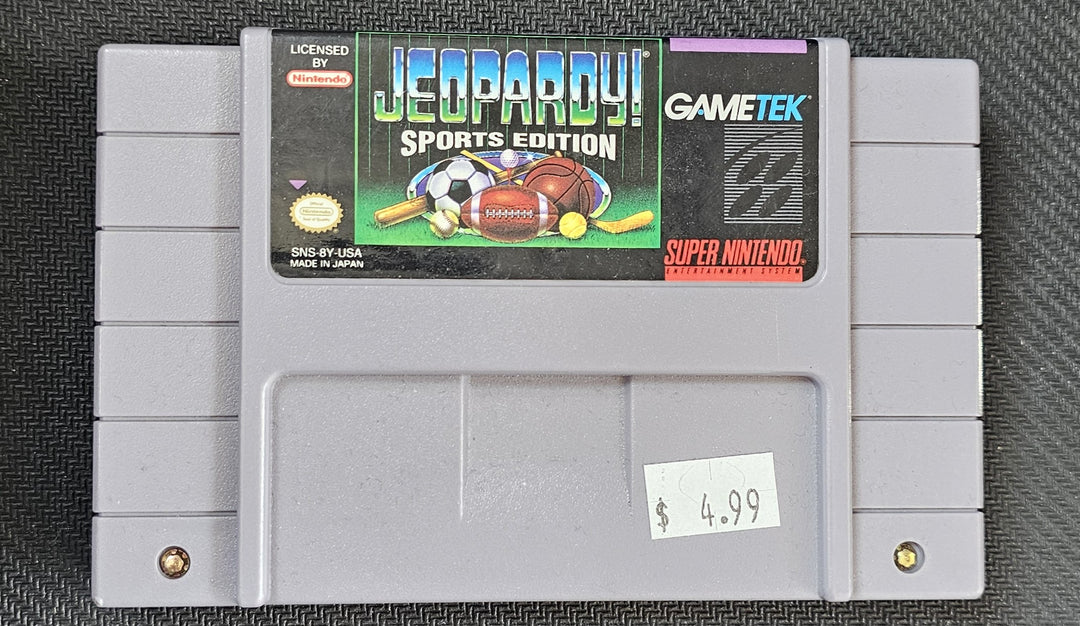 Jeopardy Sports Edition - SNES SD2222