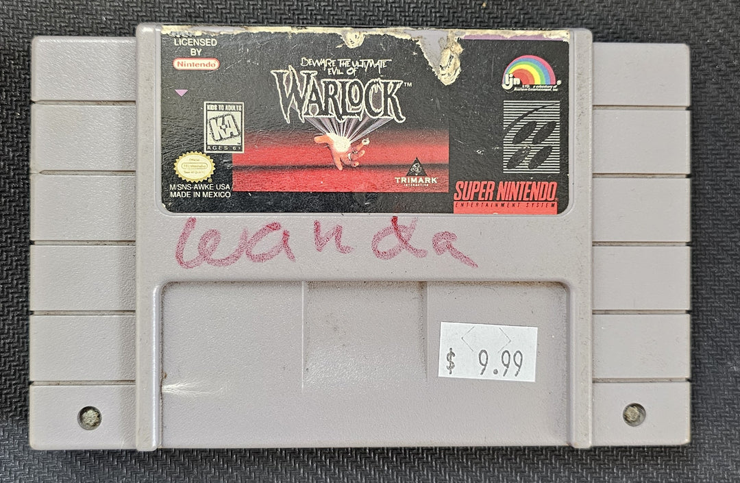 Warlock - SNES SD2222