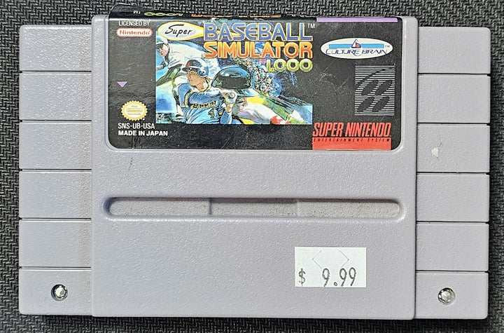 Super Baseball Simulator 1000 - SNES S62525