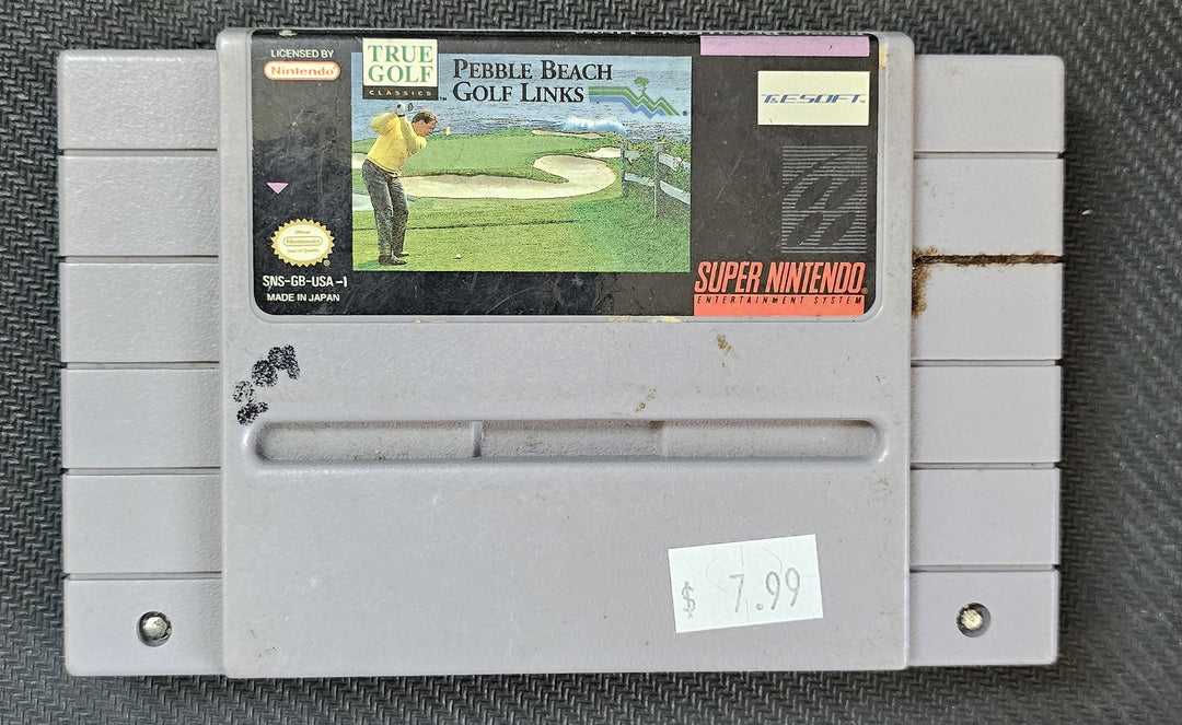 True Golf Classics: Pebble Beach Golf Links - SNES SD2222