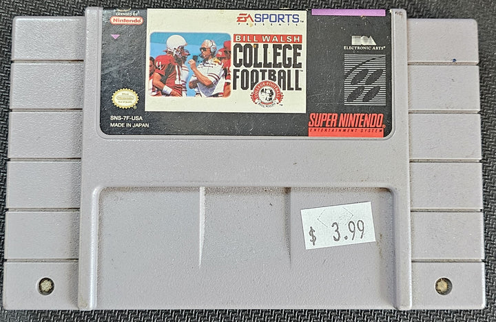 Bill Walsh College Football - SNES S62525